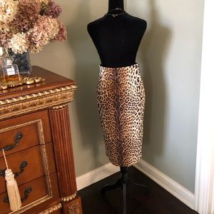 Moschino Leopard Skirt